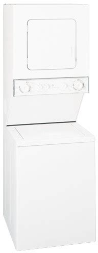 Wsm2700dww GE WSM2700DWW 27 Inch Electric Laundry Center with Ft Capacity, Washer Cycles Dryer Cycles: White